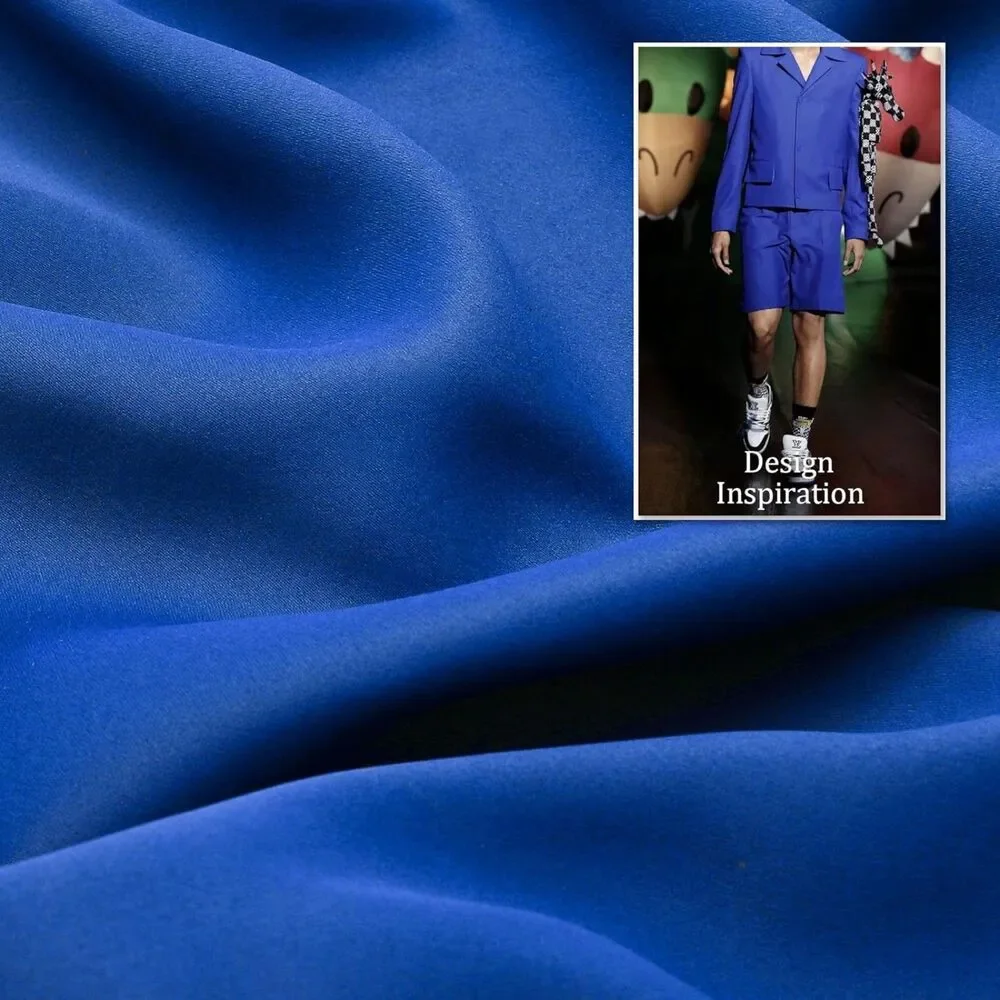DUALIFE Royal Blue Room Darkening Curtains 55x63